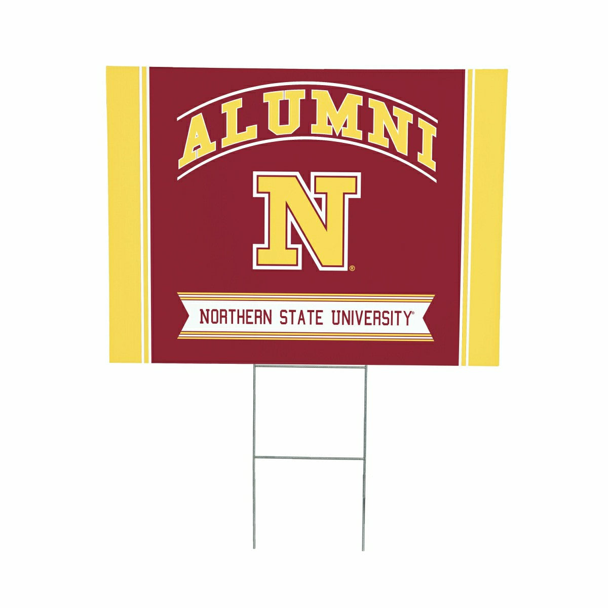 Northern State University Coroplast Yard Sign Alumni - Collegiate Home
