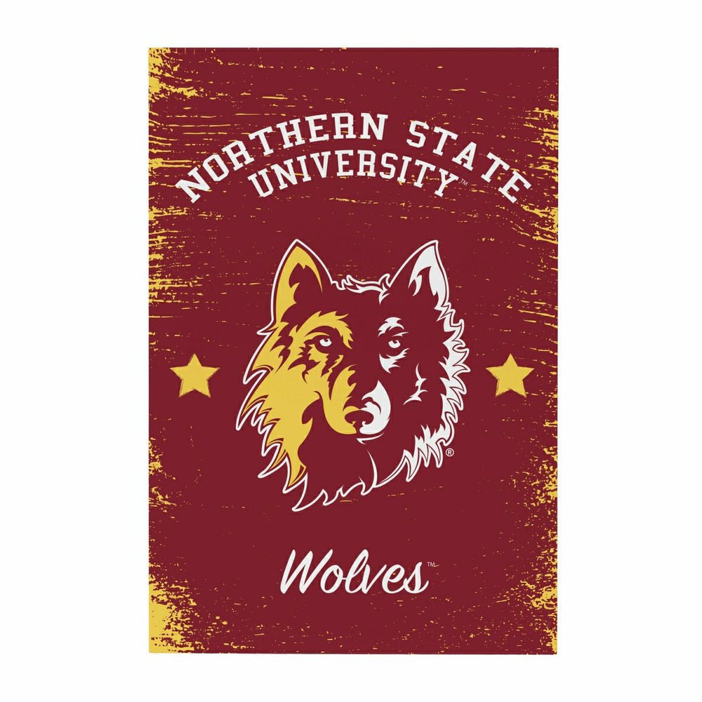 Northern State University Wood Wall Sign, 16x24 - Collegiate Home