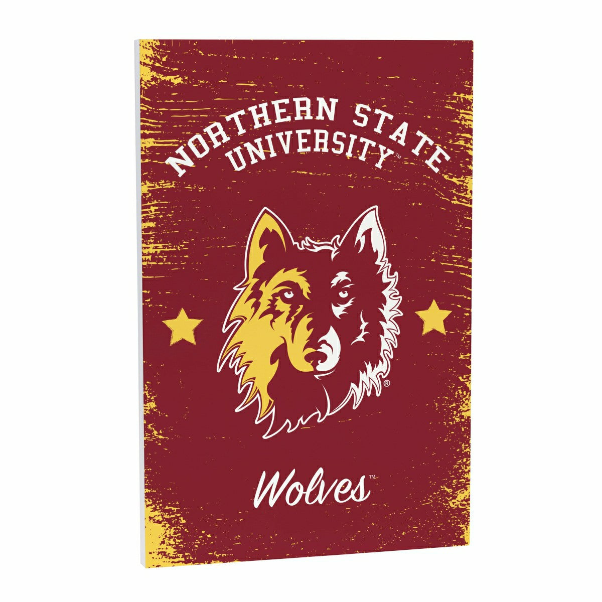 Northern State University Wood Wall Sign, 16x24 - Collegiate Home