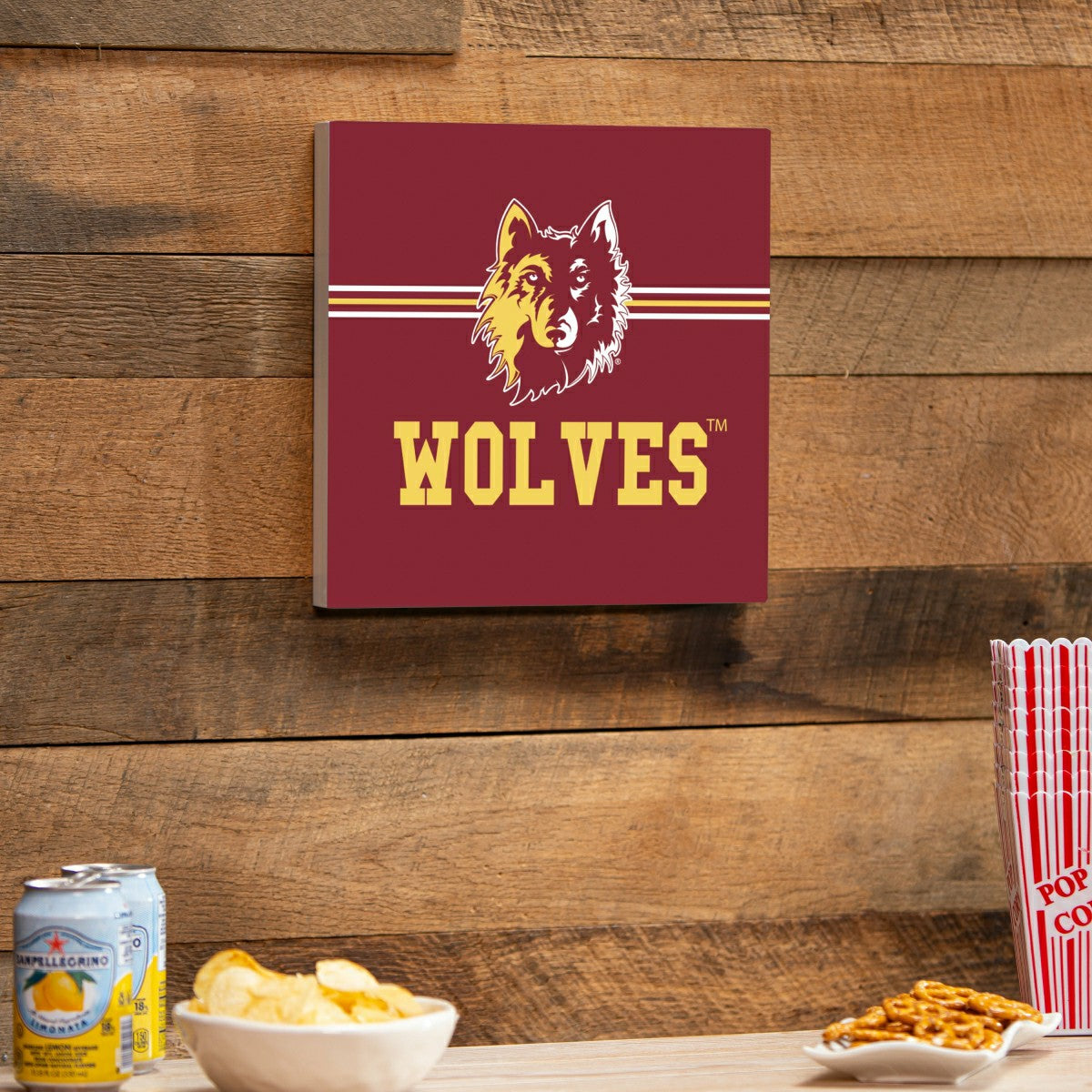 Northern State University Wood Wall Sign, 12x12 - Collegiate Home