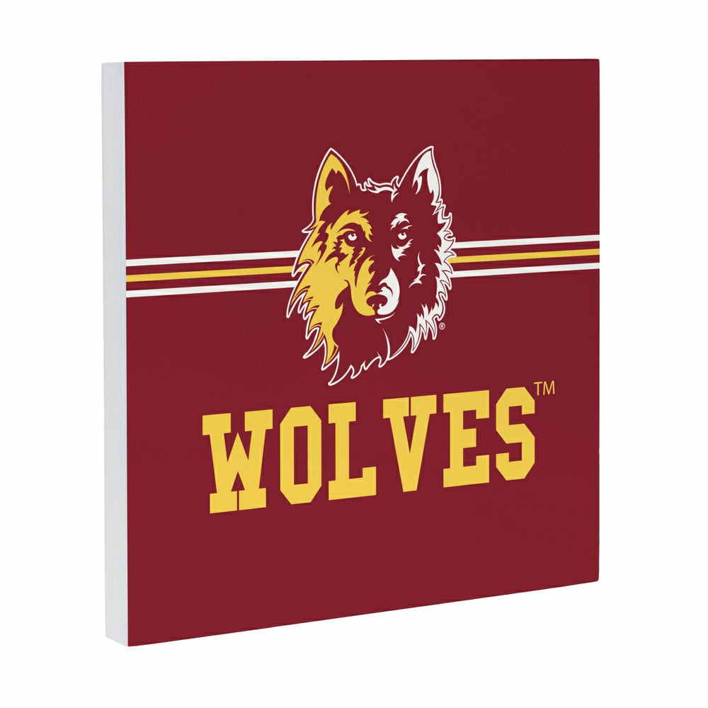 Northern State University Wood Wall Sign, 12x12 - Collegiate Home