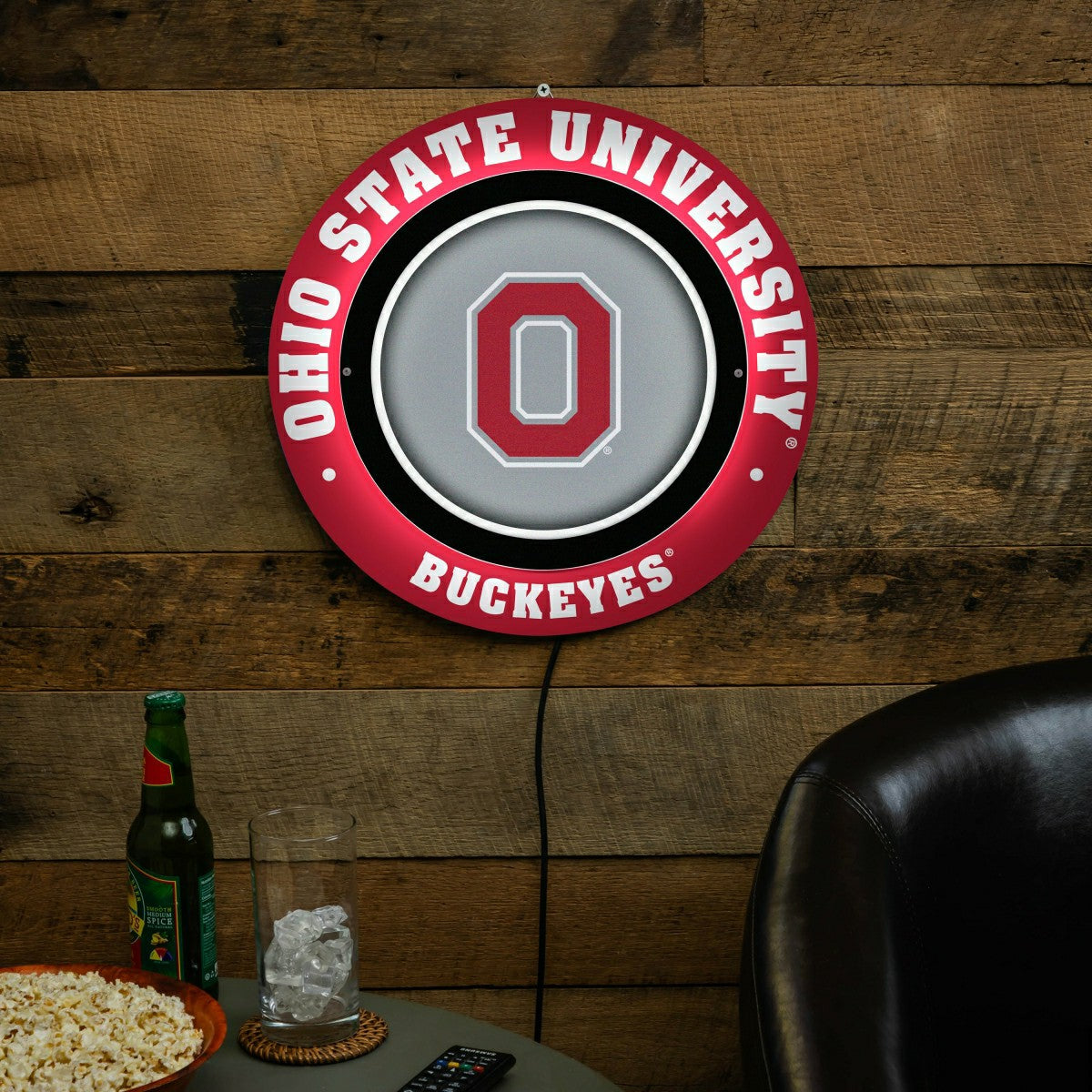 Ohio State University, Metal Lite, Round - Collegiate