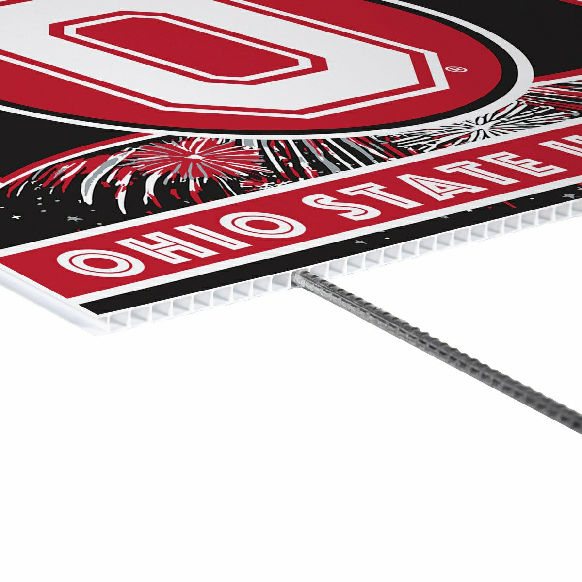 Ohio State University Coroplast Yard Sign, Patriotic - Collegiate Home
