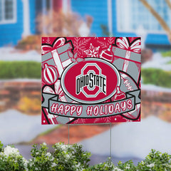 Ohio State University Yard Sign, Holiday - Collegiate Home