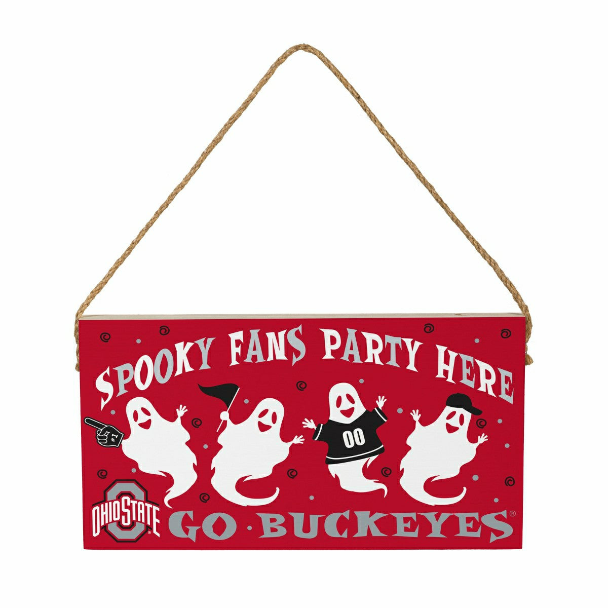 Ohio State University Halloween Wood Wall Sign, 6x11 - Collegiate Home