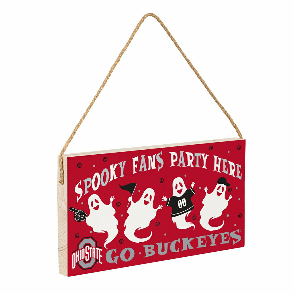 Ohio State University Halloween Wood Wall Sign, 6x11 - Collegiate Home