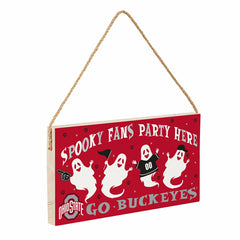 Ohio State University Halloween Wood Wall Sign, 6x11 - Collegiate Home