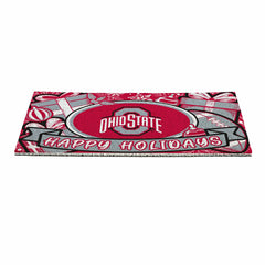 Ohio State University Holiday PVC Mat, 28"x16" - Collegiate