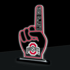 Ohio State University College Foam Finger Desklite LED Decor - Collegiate Home