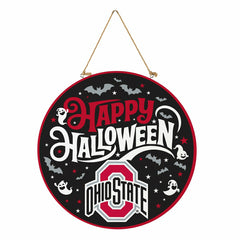 Ohio State University Halloween Round Door Décor with Hanging Rope, 18 - Collegiate Home