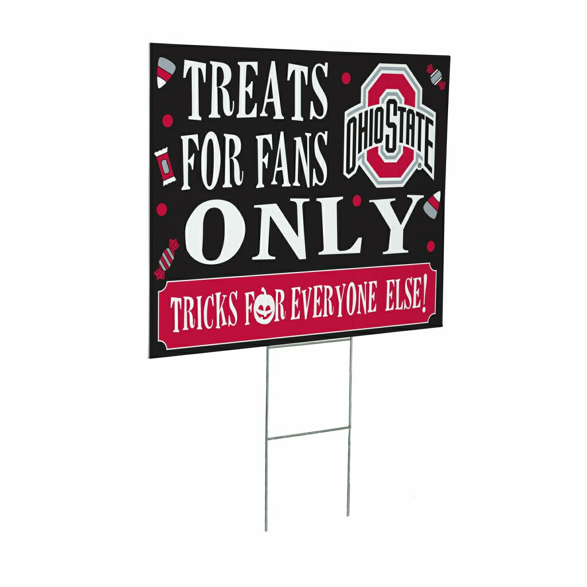 Ohio State University Yard Sign, Halloween Treats for Fans - Collegiate Home