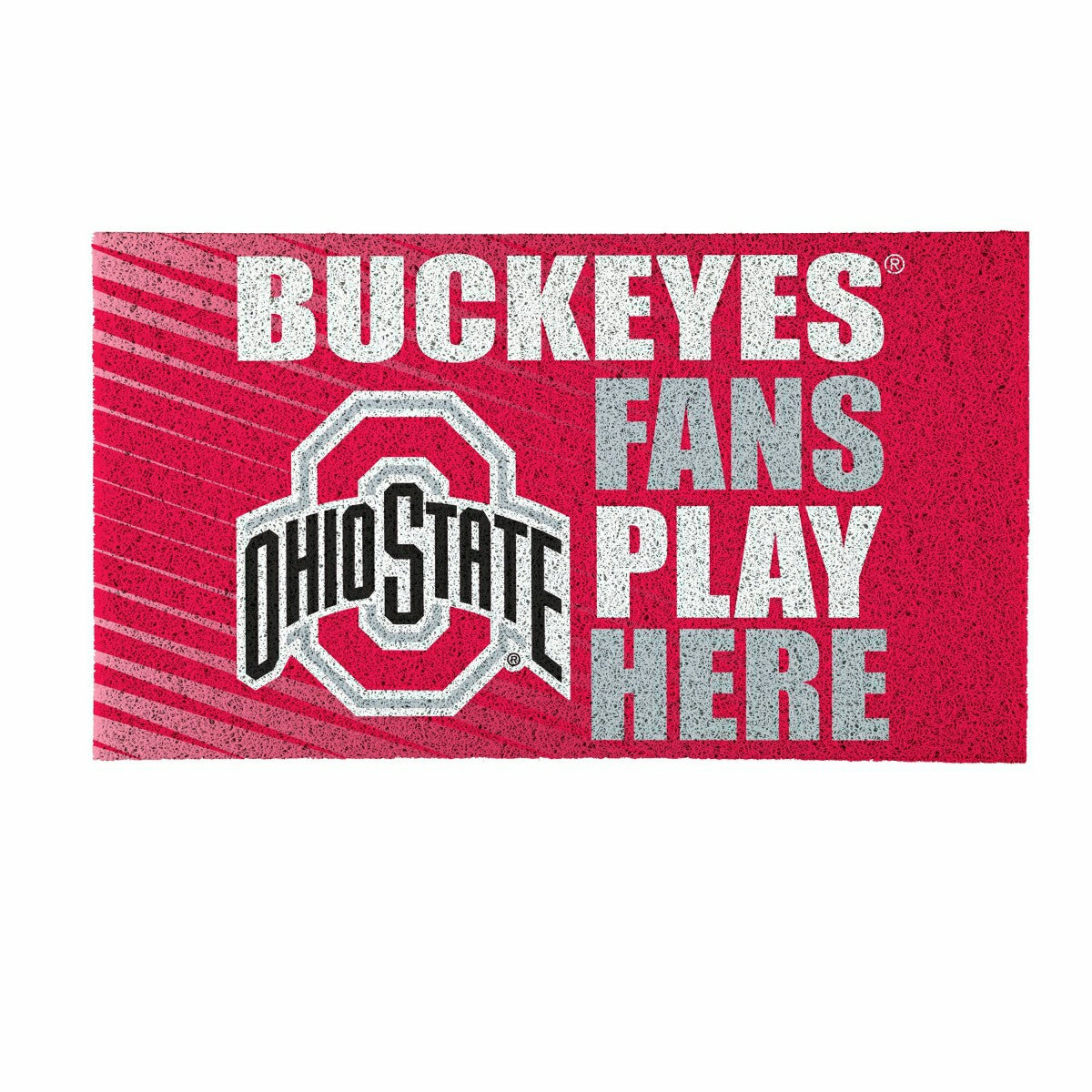 Ohio State University Fan Mat, 28"x16" - Collegiate
