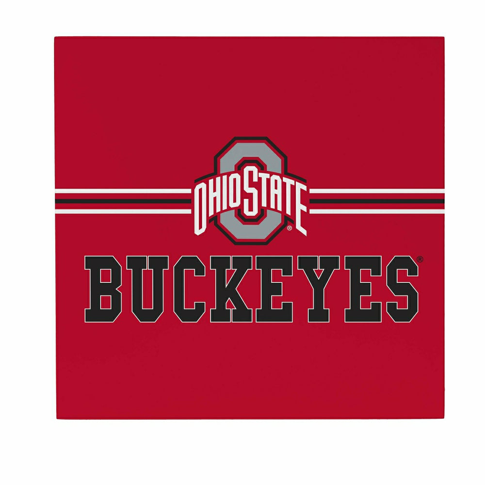 Ohio State University Wood Wall Sign, 12x12 - Collegiate Home
