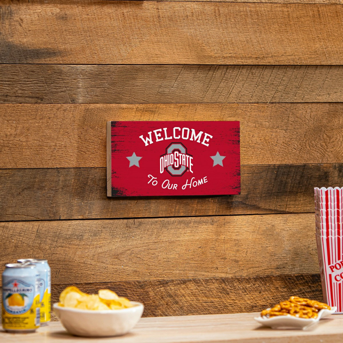Ohio State University Wood Wall Sign, 6x11 - Collegiate Home