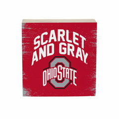 Ohio State University Plock, Down Home Fans, 6x6 - Collegiate Home