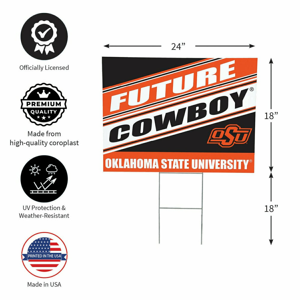 Oklahoma State University Coroplast Yard Sign, Future Student - Collegiate Home