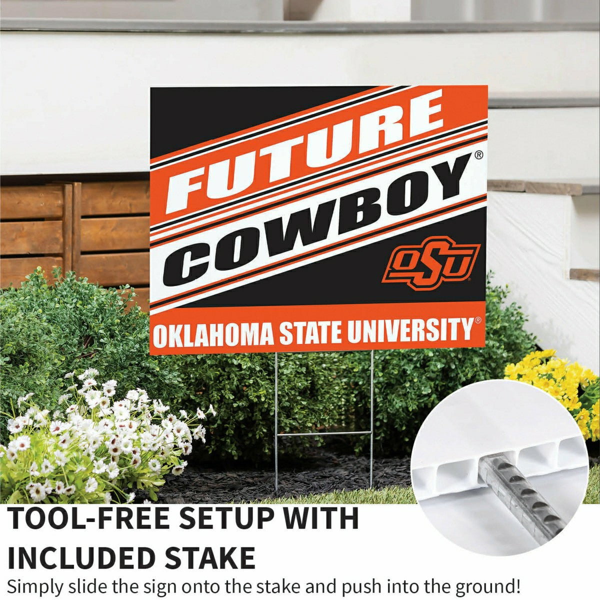 Oklahoma State University Coroplast Yard Sign, Future Student - Collegiate Home