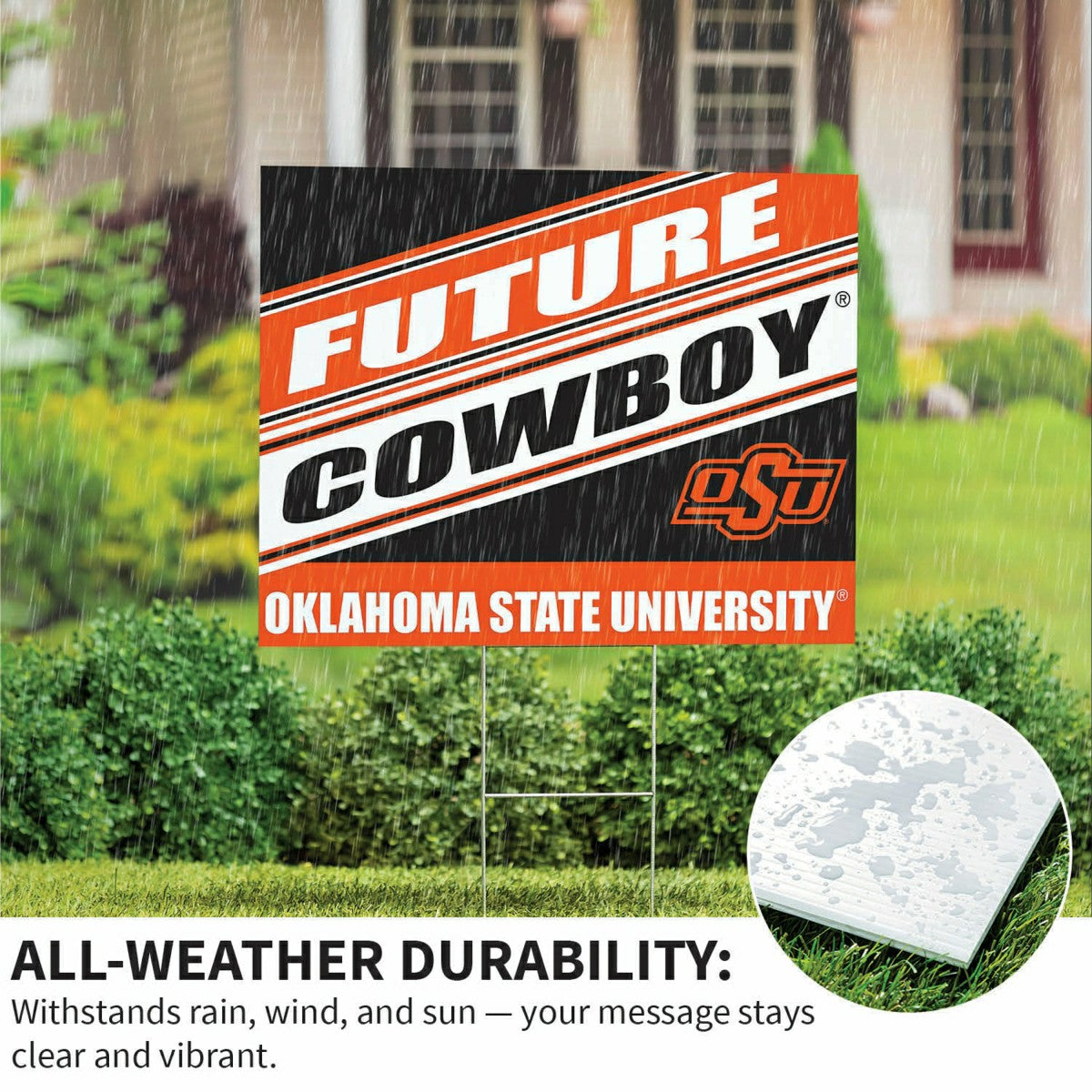 Oklahoma State University Coroplast Yard Sign, Future Student - Collegiate Home