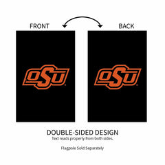 Oklahoma State University Applique House Flag - Collegiate Home