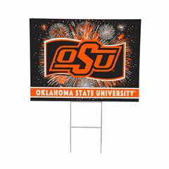 Oklahoma State University Yard Sign, Patriotic - Collegiate Home