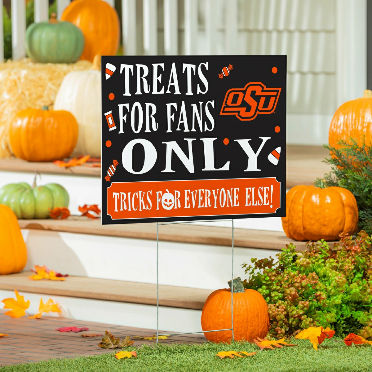 Oklahoma State University Yard Sign, Halloween Treats for Fans - Collegiate Home
