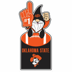 Oklahoma State University Gnome Metal Sign 10"L x 30"H - Collegiate Home