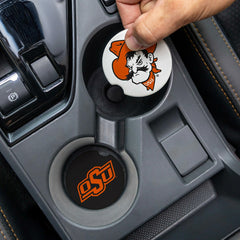 Oklahoma State University Car Coaster Set, 2pc - Collegiate Home