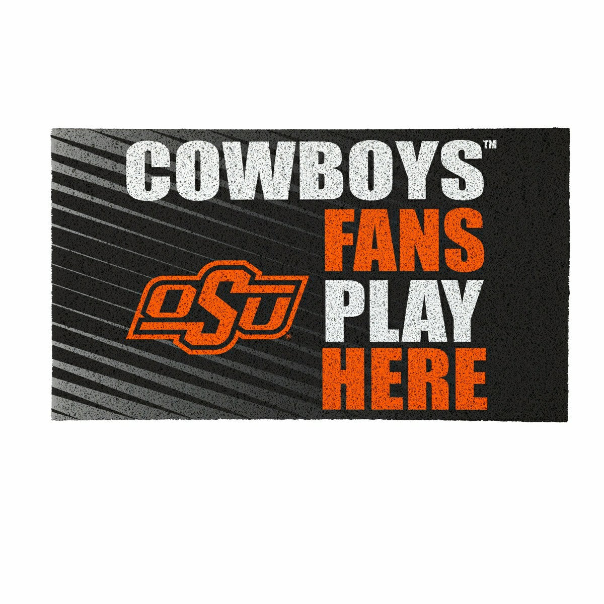 Oklahoma State University Fan Mat, 28"x16" - Collegiate