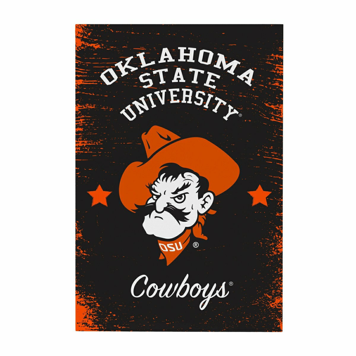 Oklahoma State University Wood Wall Sign, 16x24 - Collegiate Home