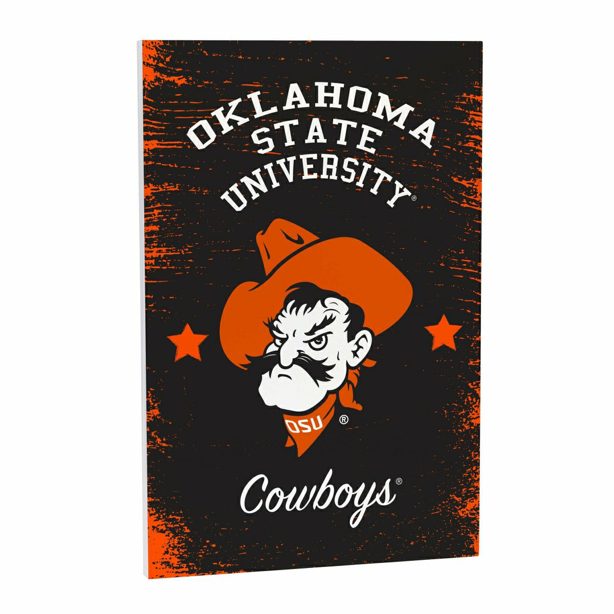 Oklahoma State University Wood Wall Sign, 16x24 - Collegiate Home
