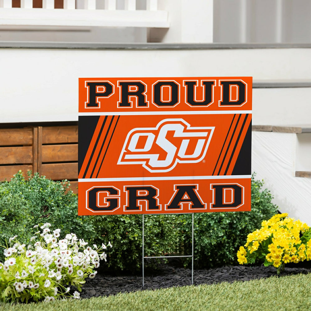 Oklahoma State University Coroplast Yard Sign Graduate - Collegiate Home
