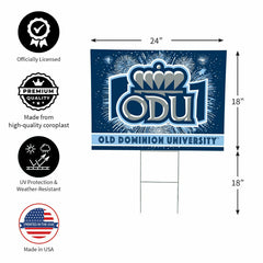 Old Dominion University Yard Sign, Patriotic - Collegiate Home