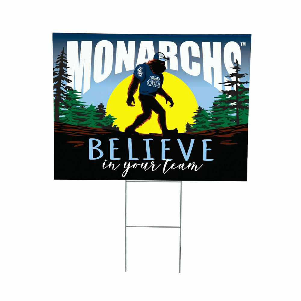 Old Dominion University Yard Sign, Bigfoot - Collegiate Home