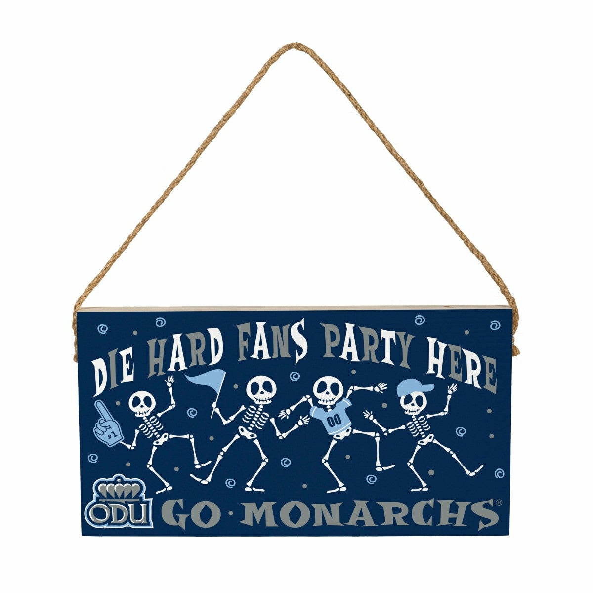 Old Dominion University Halloween Wood Wall Sign, 6x11 - Collegiate Home