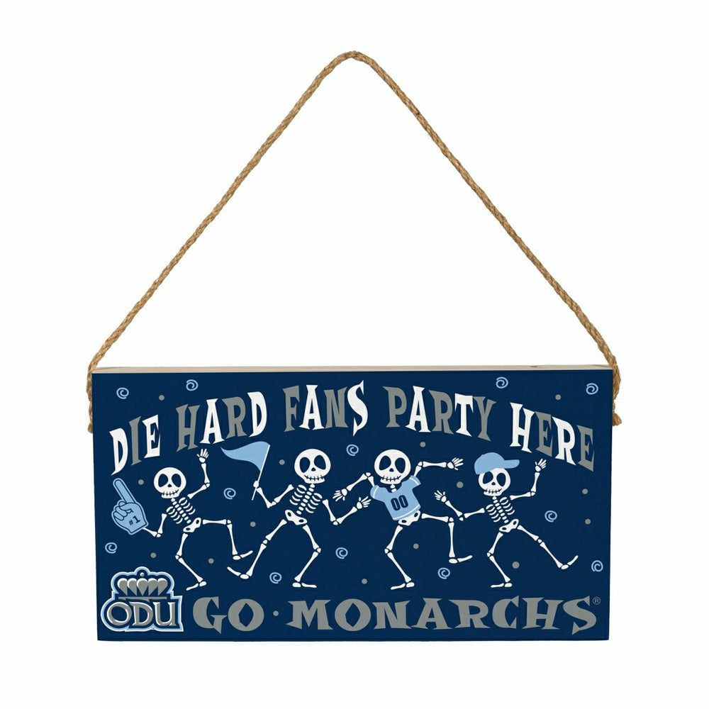 Old Dominion University Halloween Wood Wall Sign, 6x11 - Collegiate Home