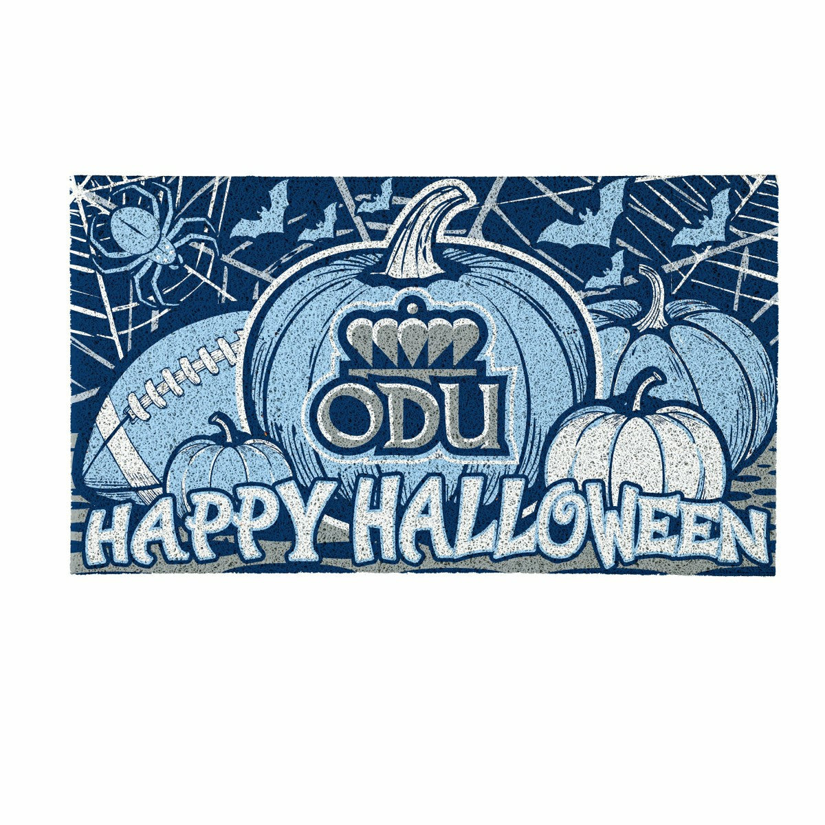 Old Dominion University Halloween PVC Mat, 28"x16" - Collegiate