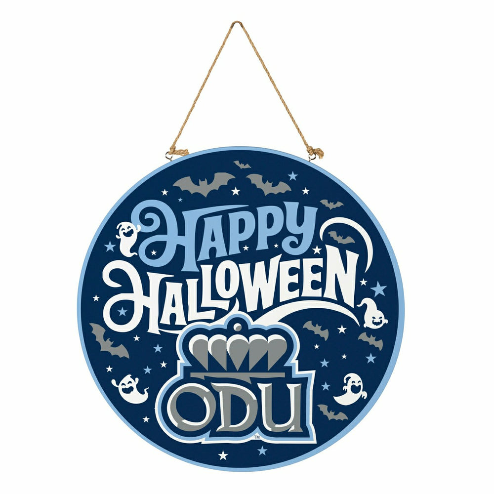 Old Dominion University Halloween Round Door Décor with Hanging Rope,  - Collegiate Home