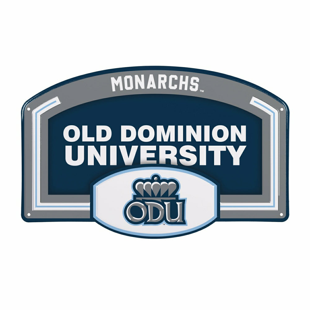Old Dominion University USA Embossed Steel Wall Sign, 11" x 17" - Collegiate Home