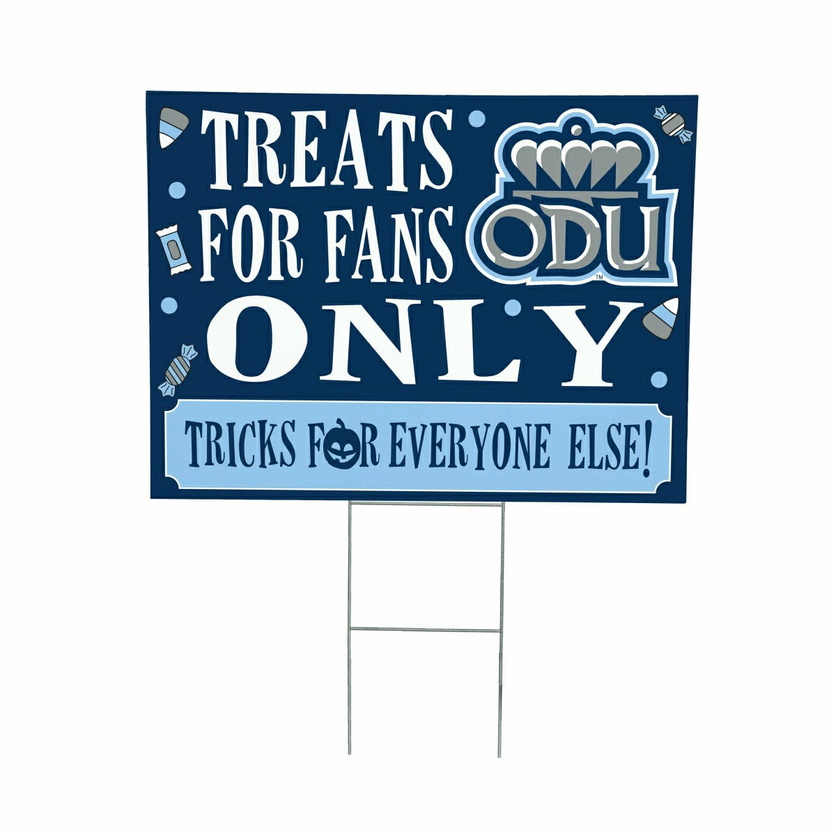 Old Dominion University Yard Sign, Halloween Treats for Fans - Collegiate Home