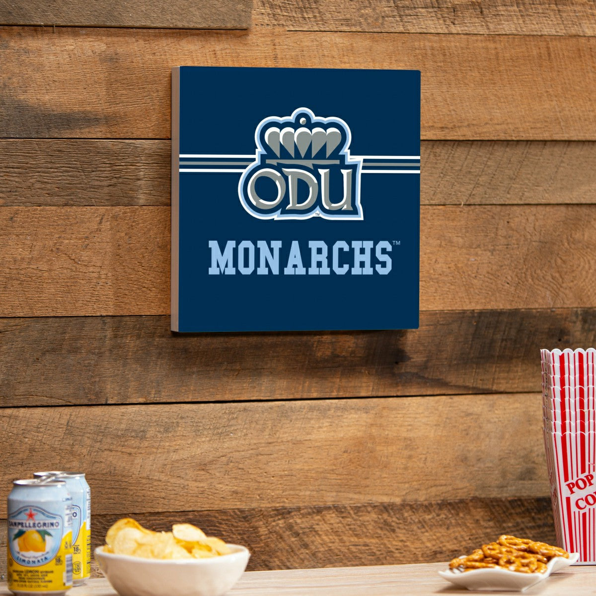 Old Dominion University Wood Wall Sign, 12x12 - Collegiate Home