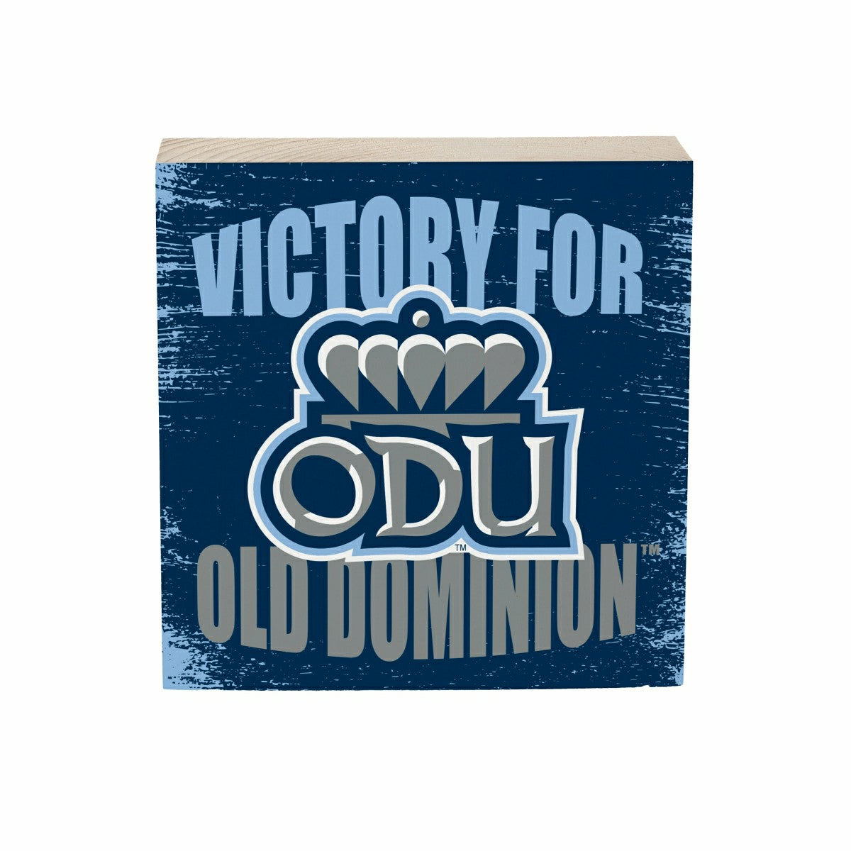 Old Dominion University Plock, Down Home Fans, 6x6 - Collegiate Home