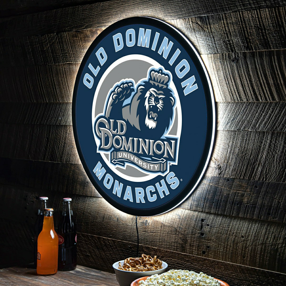 LED Wall Decor, Round, Old Dominion University - Collegiate Home