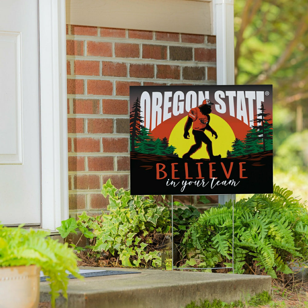 Oregon State University Yard Sign, Bigfoot - Collegiate Home