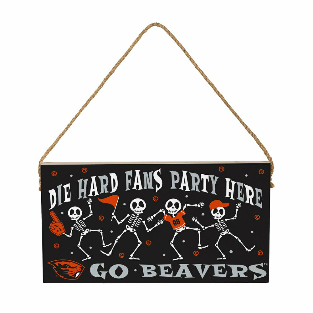 Oregon State University Halloween Wood Wall Sign, 6x11 - Collegiate Home