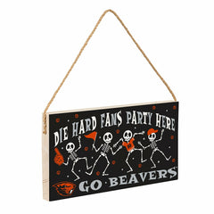 Oregon State University Halloween Wood Wall Sign, 6x11 - Collegiate Home