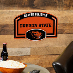 Oregon State University USA Embossed Steel Wall Sign, 11" x 17" - Collegiate Home