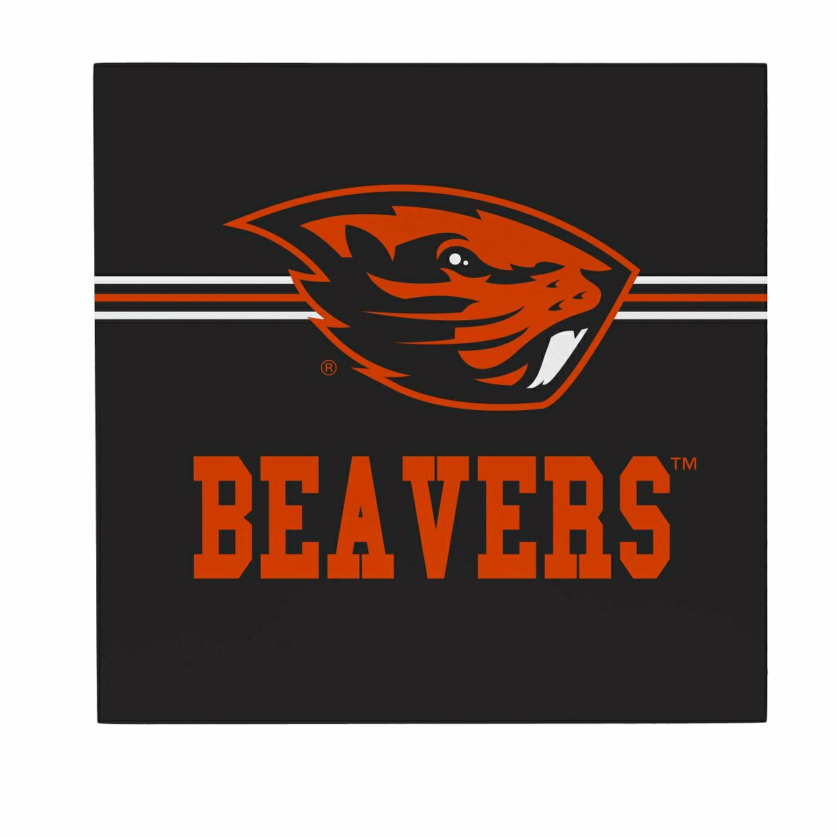 Oregon State University Wood Wall Sign, 12x12 - Collegiate Home