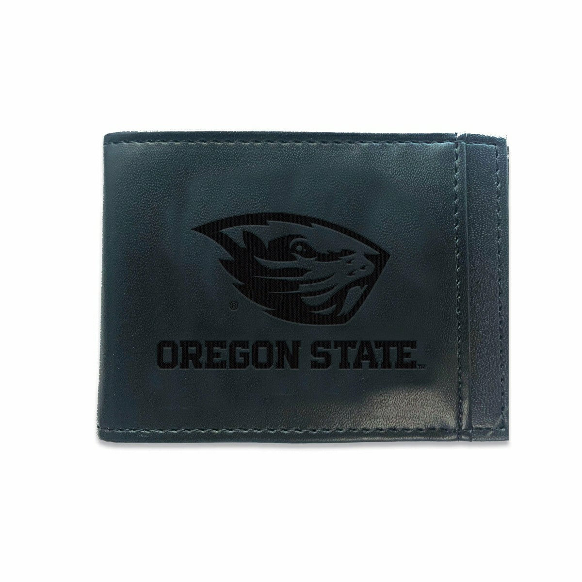 Front Pocket Wallet w/ RFID Blocking, OREGON STATE UNIVERSITY, Black - Collegiate Home