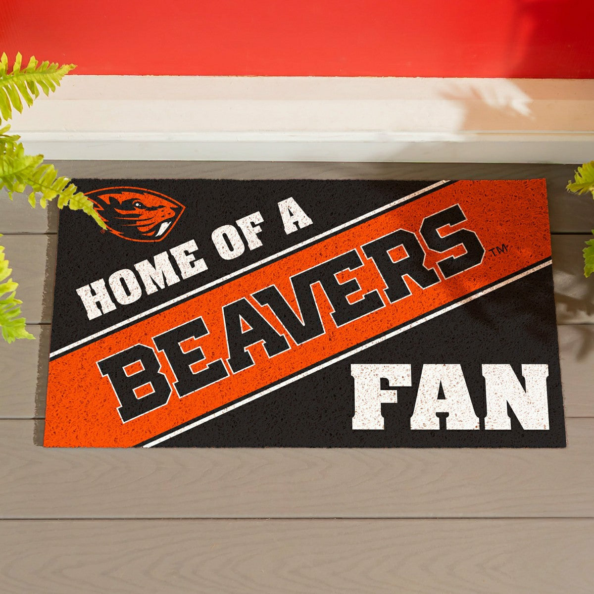 Oregon State University, PVC Mat COLOR, Home of a Fan - Collegiate