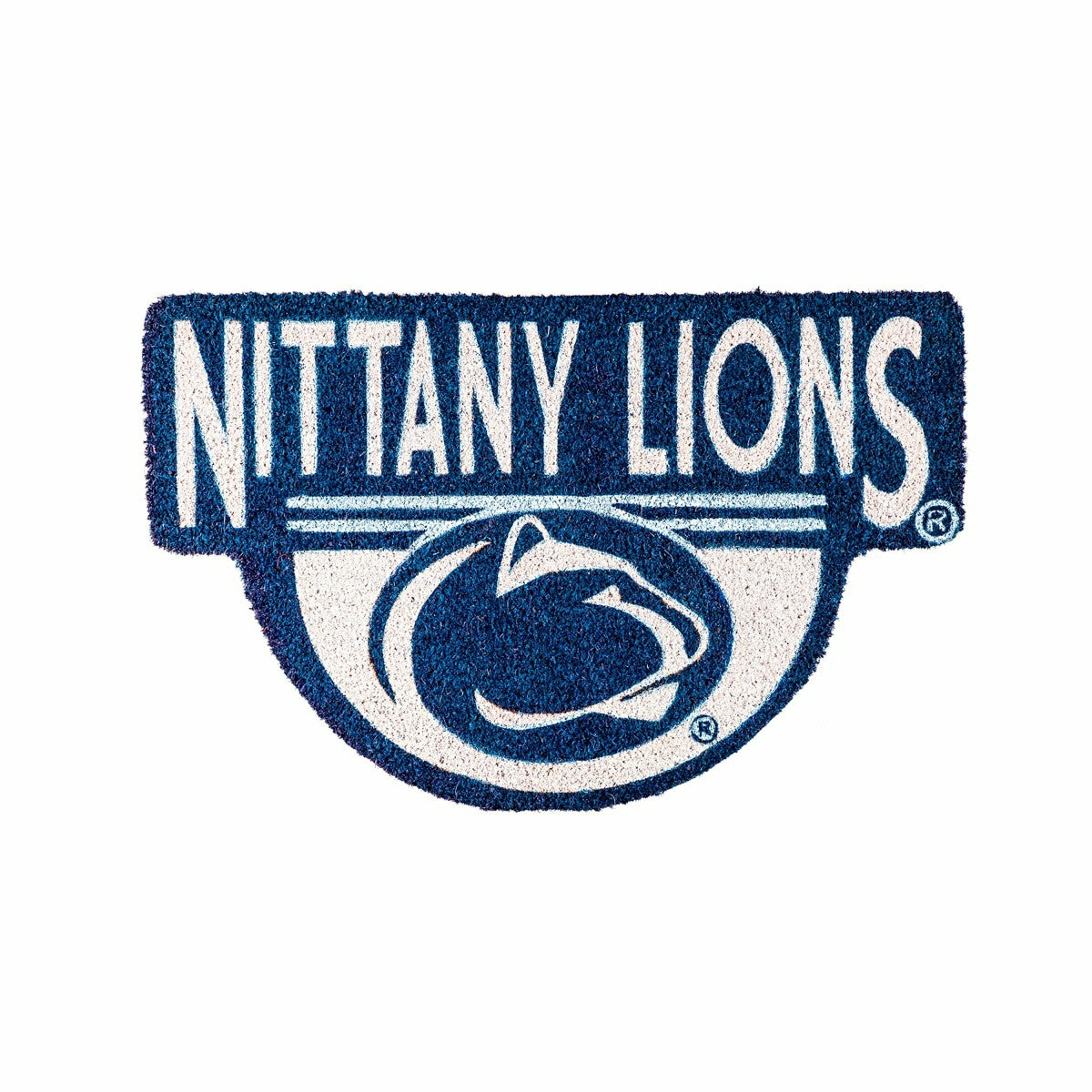 NCAA Team Shaped Coir Door Mat, Penn State Nittany Lions - Collegiate
